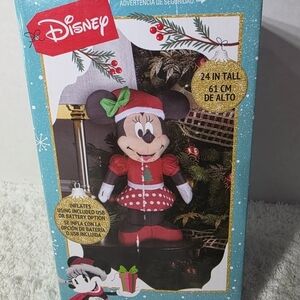 Disney Festive Minnie Mouse in Red and Green